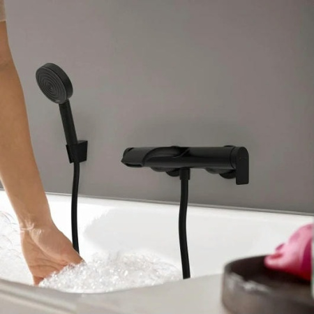 Смеситель для ванны hansgrohe Vivenis 75420670 матовый черный