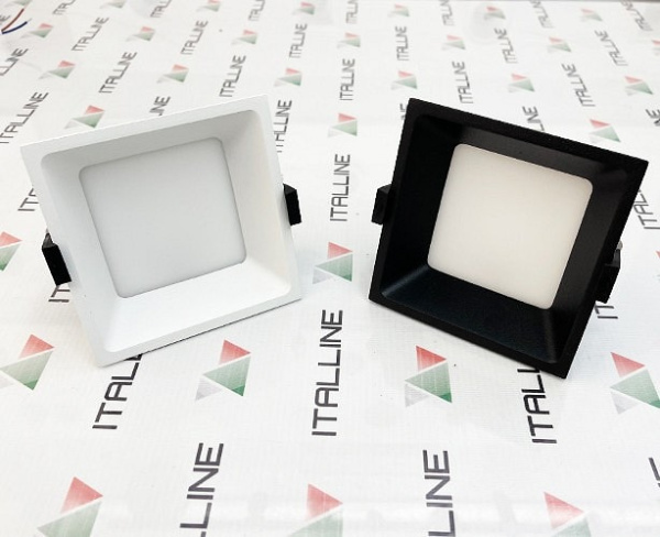 Встраиваемый светильник Italline IT06-6019 IT06-6019 black 3000K