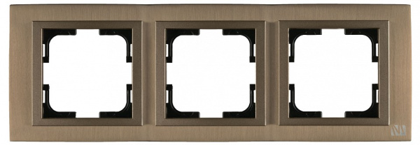 Рамка на 3 поста Mono Electric Style Aluminium 107-810000-162