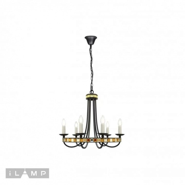 Подвесная люстра iLamp Dream 10190-6P BK