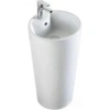 Раковина CeramaLux NB137 40x40 см, напольная, белый