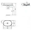 Раковина 60x40 см Ideal Standard Strada II T298101