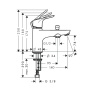 Смеситель для ванны и душа hansgrohe Focus Monotrou 31938000