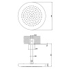 Верхний душ Gessi Goccia 33766#031