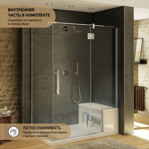 Смеситель для душа с дивертором Paini Cox 78CR6911 встраиваемый