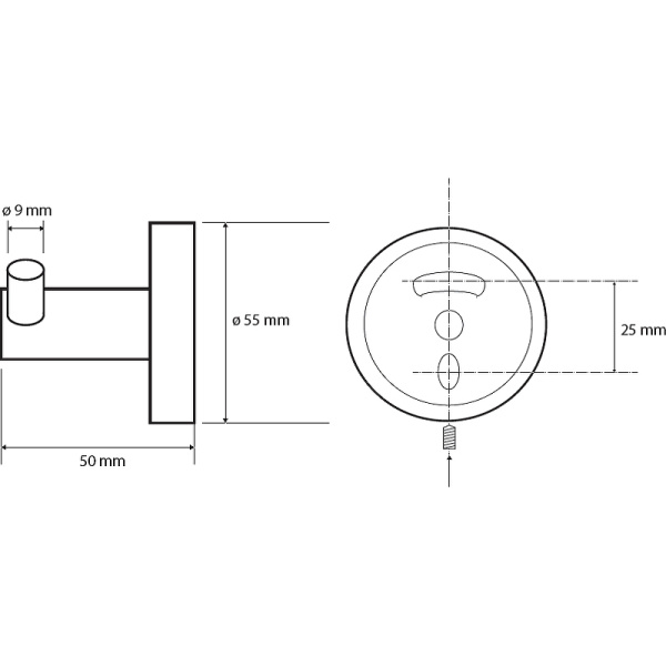 Крючок Bemeta White 104106034 двойной белый матовый