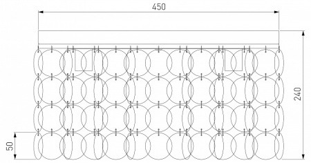 Подвесная люстра Eurosvet Sandra 60084/5