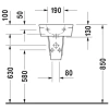 Раковина 38x26 см Duravit Starck 2 0761380008