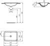 Раковина Ideal Standard Connect 58 (E505901)