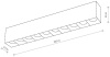 Накладной светильник Nowodvorski Midi Led 10053