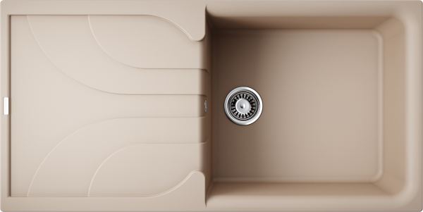 Кухонная мойка Omoikiri Yasugata 100 4993846 бежевая