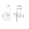 Смеситель для душа Villeroy&Boch Cult TFD36022960-00