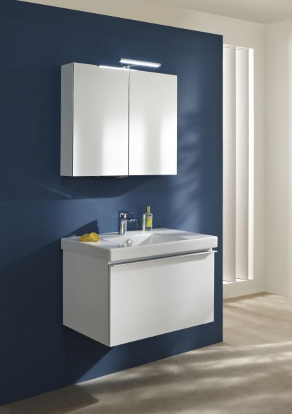 Тумба под раковину 57 см Jacob Delafon Odeon Up EB877-N21 серый титан глянцевый