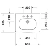 Раковина 65x48,5 см Duravit D-Code 03426500002