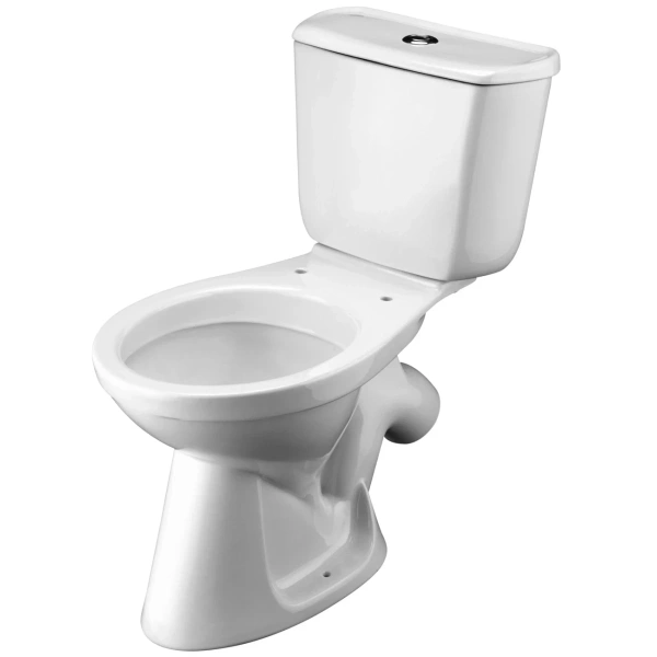 Унитаз-компакт Santek Бриз 1.WH30.2.138 косой выпуск, с сиденьем, белый