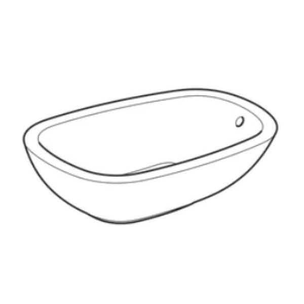 Раковина 56x40 см Geberit Citterio 500.543.01.1