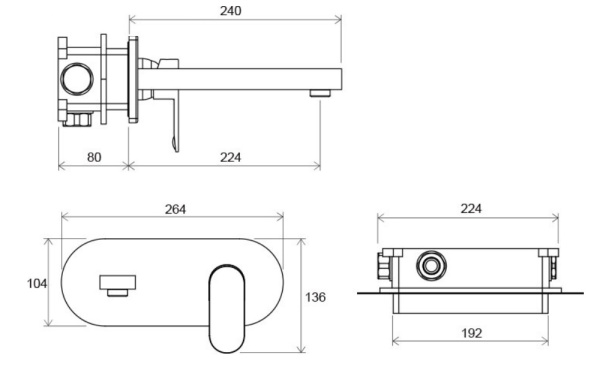 Смеситель для раковины Ravak Chrome CR 019.00 X070093