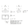Раковина Milldue Net 51 9905*0 Bianco lucido