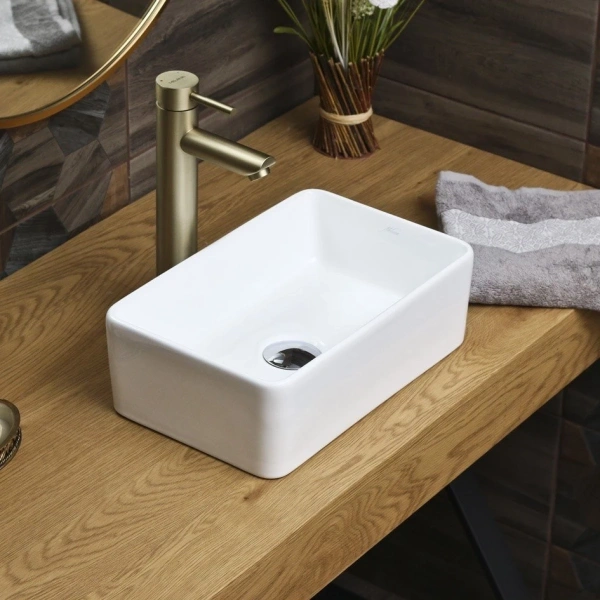Раковина-чаша CeramaLux 6240 47x23,5 см, накладная, белый