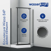 Душевой уголок WasserKRAFT Wiese 84P38 черный