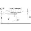 Раковина 120x48 см Duravit DuraStyle 2320120000