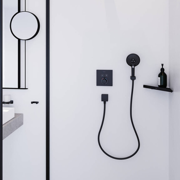 Угловая корзинка hansgrohe AddStoris 41741670 матовый черный