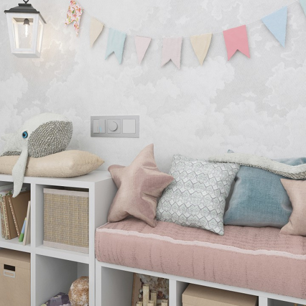 Рамка на 3 поста Werkel Aluminium (алюминий) W0031706