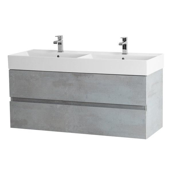 Тумба под раковину Cezares Molvenio 46 120 MOLVENO 46-120-2C-SO-2-BET бетон