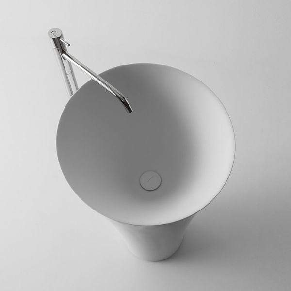 Раковина Antonio Lupi Tuba 50 TUBAMOOD Bianco/cr