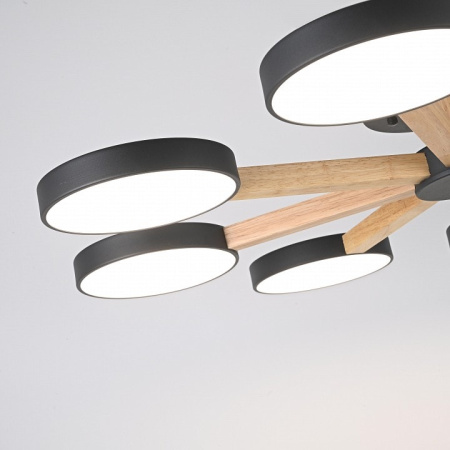Люстра на штанге Imperiumloft TURNA Black TURNA01