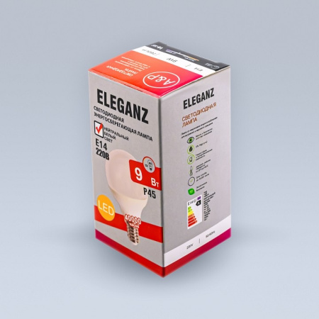 Лампа светодиодная Eleganz E14 9Вт 4500K EL-0082