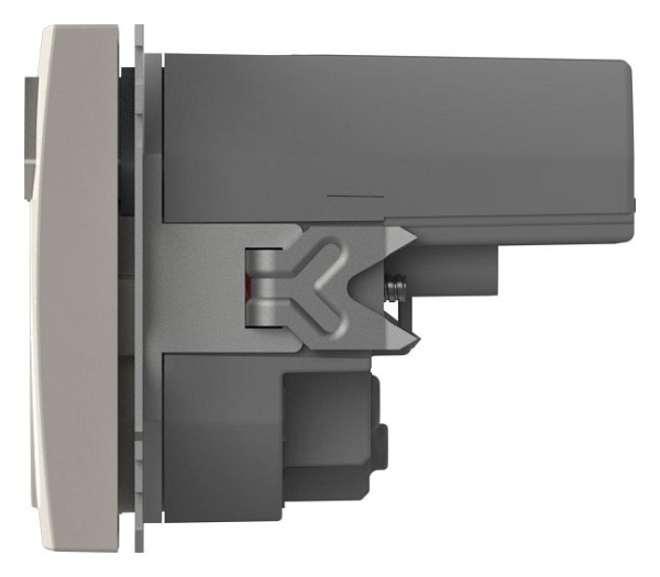 Розетка с заземлением и со шторкой и 2хUSB type A, без рамки Elbi Eleсtriс Zena Vega 609-010200-317