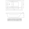 Акриловая ванна 180x70 см C-Bath Muse CBQ011002