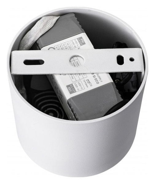 Накладной светильник iLedex Technical Metrica 113-12W-D100-4000K-24DG-WH