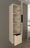Пенал Cezares Urban 32 55184 серый матовый