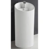 Раковина CeramaLux P7030L 45,5x47 см, напольная, белый