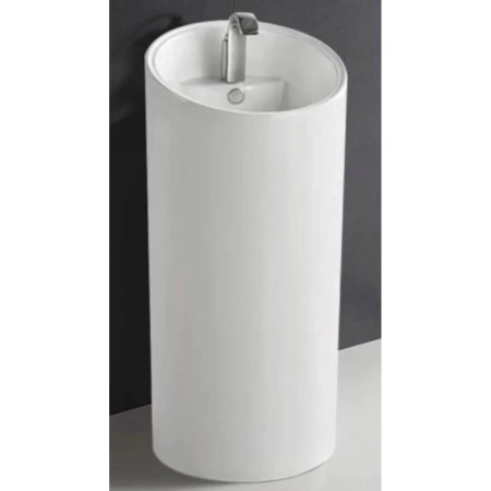 Раковина CeramaLux P7030L 45,5x47 см, напольная, белый