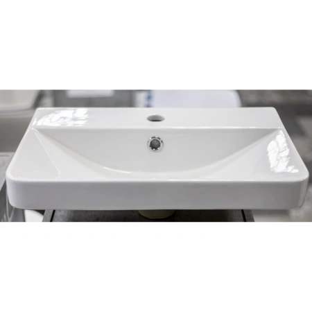 Раковина CeramaLux 9595-50 50,5x35 см, накладная, белый