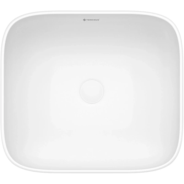 Раковина-чаша Terminus Сицилия 01RN44x39x15W 44x39 см, накладная, белый