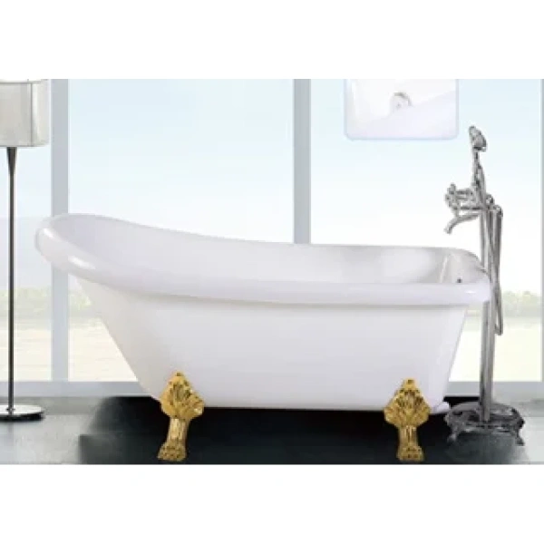 Акриловая ванна Ceruttispa Vito CT9670 170x74 см, отдельностоящая, белый