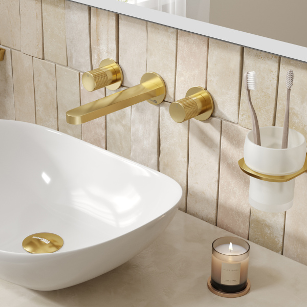 Смеситель для раковины WasserKRAFT Schunter 8245 золото