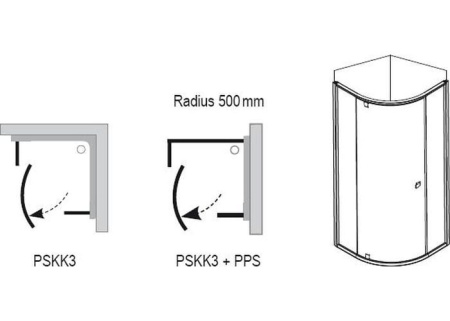 Душевой уголок Ravak Pivot 37677101Z1