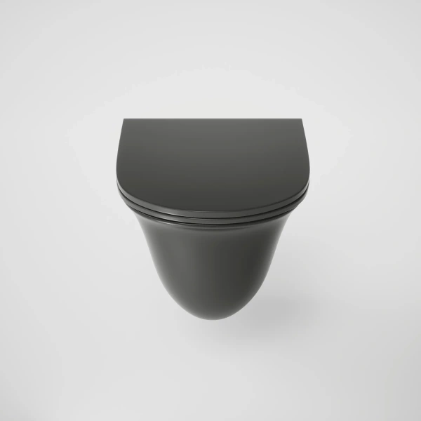 Унитаз подвесной Grossman GR-4412BMS безободковый, с сиденьем микролифт, черный матовый