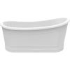 Акриловая ванна Abber AB9514 167,6x87 см, отдельностоящая, белый