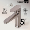 Смеситель для раковины WasserKRAFT Spree 1403 сталь