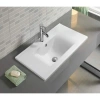 Раковина CeramaLux JY-807-90 91x46 см, накладная, белый