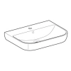 Раковина 65x48 см Geberit Smyle 500.230.01.1