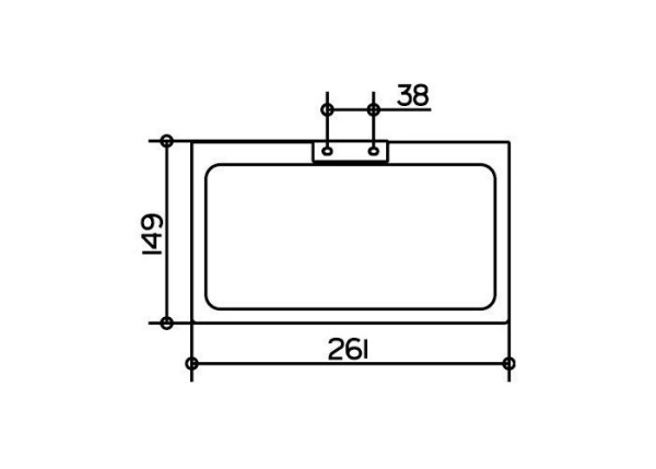 Полотенцедержатель Keuco Edition 11 хром 11121010000