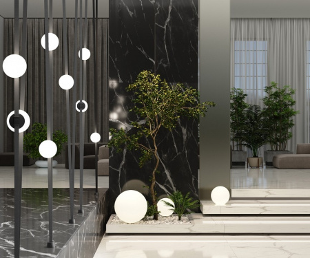 Накладной светильник Maytoni Luna TR125B-10W4K-B