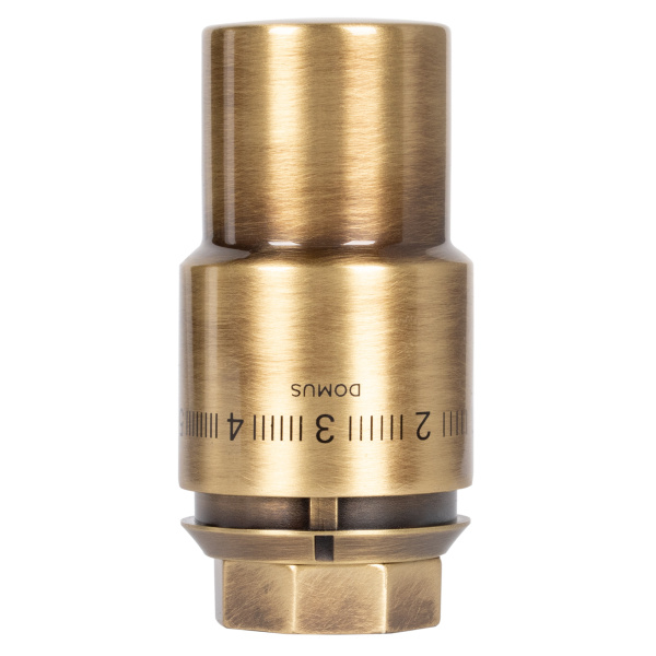 Термоголовка жидкостная Royal Thermo Design PRO М30х1,5 (бронза)